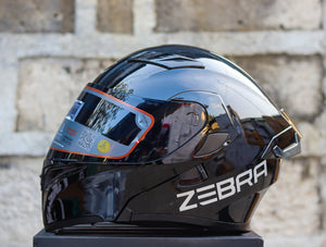 ZEBRA YM 627 GLOSS BLACK MODULAR WITH FREE CLEAR LENS