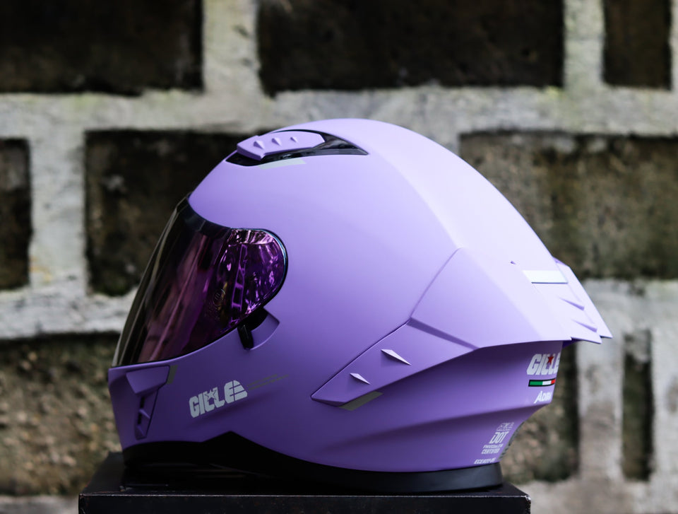 GILLE A118-2 ADIRA MATTE VIOLET REVO PURPLE LENS DUAL VISOR WITH FREE CLEAR LENS
