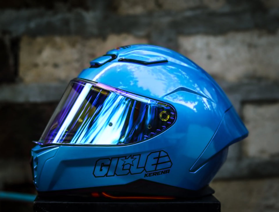 GILLE FF007 KERENA LIGHT BLUE (DUAL VISOR)