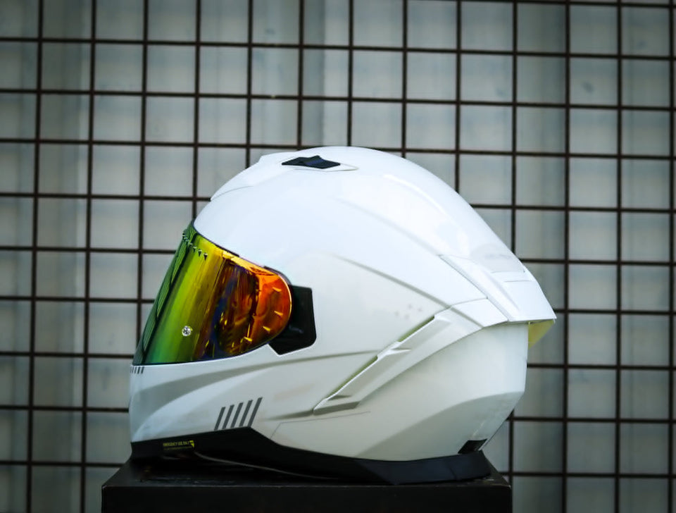 SPYDER ARMADA PD 1501-W FR P.WHITE/SILVER V2 FULLFACE WITH FREE CLEAR LENS
