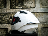 SPYDER FLYN P 1301 S ARTIC WHITE BLACK S0 V2 FULLFACE WITH FREE CLEAR LENS