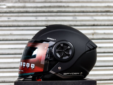 SPYDER REBOOT 2 P 3401M S MATTE BLACK GRAY SO V2 DUAL VISOR WITH FREE CLEAR LENS