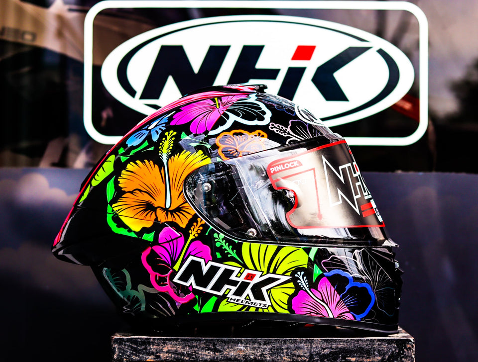 NHK K5R DAMOK BLACK RED GLOSSY