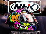 NHK K5R DAMOK BLACK RED GLOSSY
