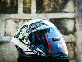 SPYDER BLADE GD 13A1 S ARTIC WHITE BLACK YUSUKE SA HALF FACE WITH FREE CLEAR LENS