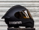 ZEBRA 767 MATTE BLACK MODULAR (DUAL VISOR) WITH FREE CLEAR LENS