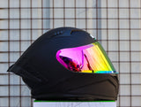 GILLE 843 CIRCUIT MATTE BLACK REVO PURPLE RED (DUAL VISOR)