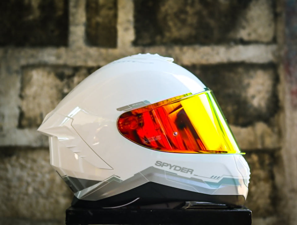 SPYDER SIGMA 1501-W_FR ARCTIC WHITE SILVER SO V2 FULLFACE WITH FREE CLEAR LENS (Copy)