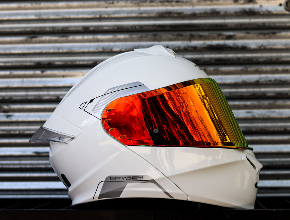 SPYDER FORCE+ PD 1001 FR ARTIC WHITE V2 MODULAR WITH FREE CLEAR LENS