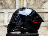 SPYDER FORZA PD 3601-B S BLACK RED SO V2 FULLFACE WITH FREE CLEAR LENS