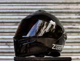 ZEBRA 767 GLOSS BLACK MODULAR (DUAL VISOR) WITH FREE CLEAR LENS