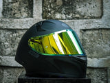 SEC 07076 INTEGRA SOLID 2023 MATTE BLACK GRAY WITH FREE CLEAR LENS(DUAL VISOR (Copy)