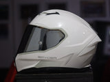 SPYDER CORSA 1001- W SS ARTIC WHITE V2 DUAL VISOR