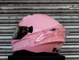ZEBRA 2023 PARADIGM PLAIN REVO VISOR LIGHT PINK FREE CLEAR LENS