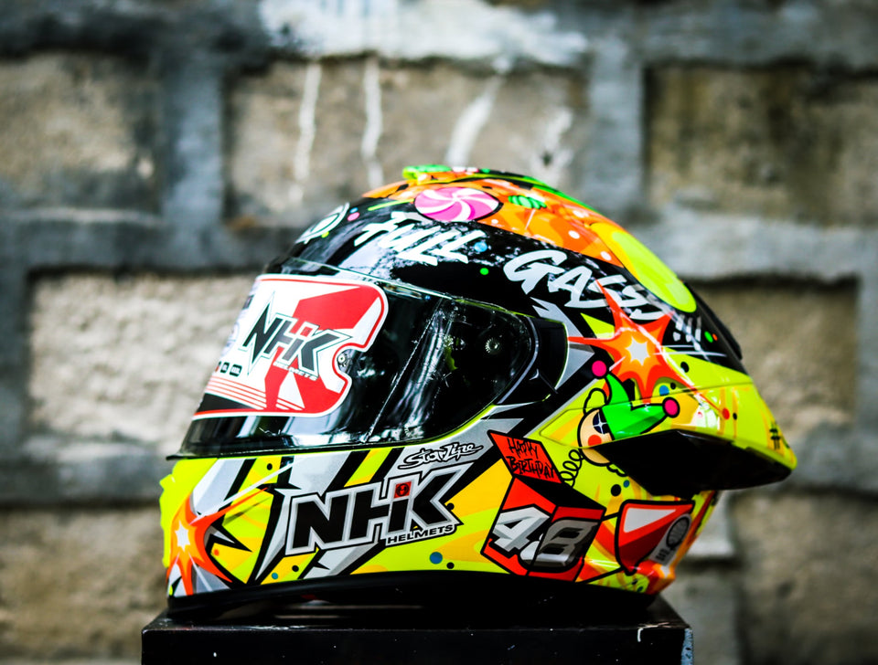 NHK K5R IVAN ORTOLA #5 BLACK YELLOW GLOSSY