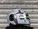 SPYDER REBOOT 2 G 54A1M SS MATTE SILVER GRAY DUAL VISOR WITH FREE CLEAR LENS