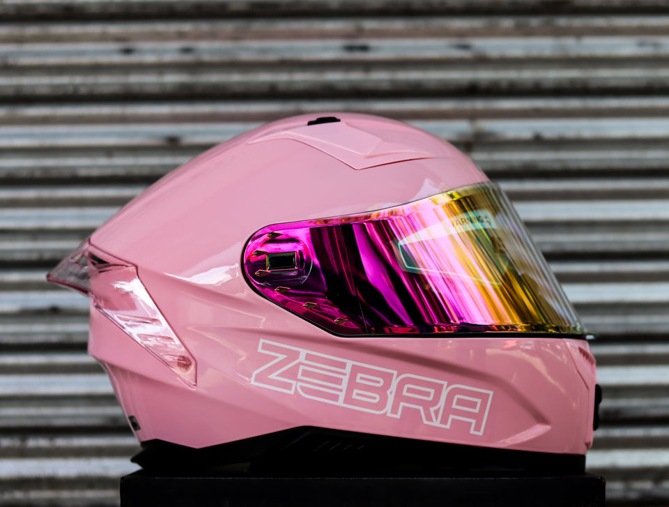 ZEBRA 2023 PARADIGM PLAIN REVO VISOR LIGHT PINK FREE CLEAR LENS