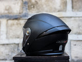 HNJ 829 MATTE BLACK DUAL VISOR