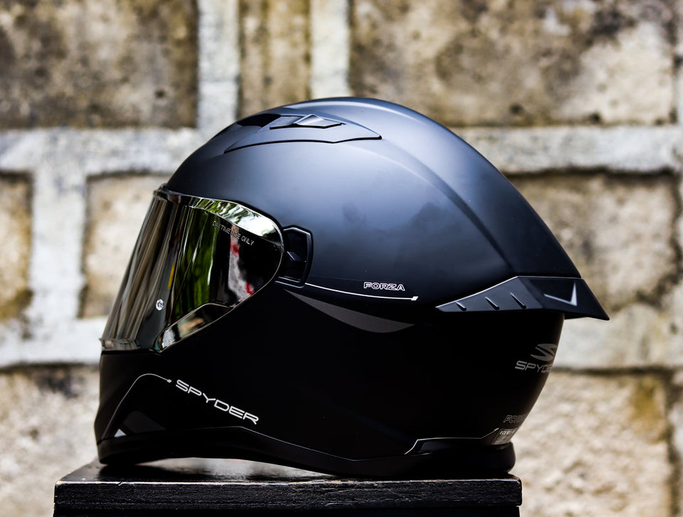 SPYDER FORZA PD 3401M-B SS MATTE BLACK GRAY SO V2 FULLFACE WITH FREE CLEAR LENS