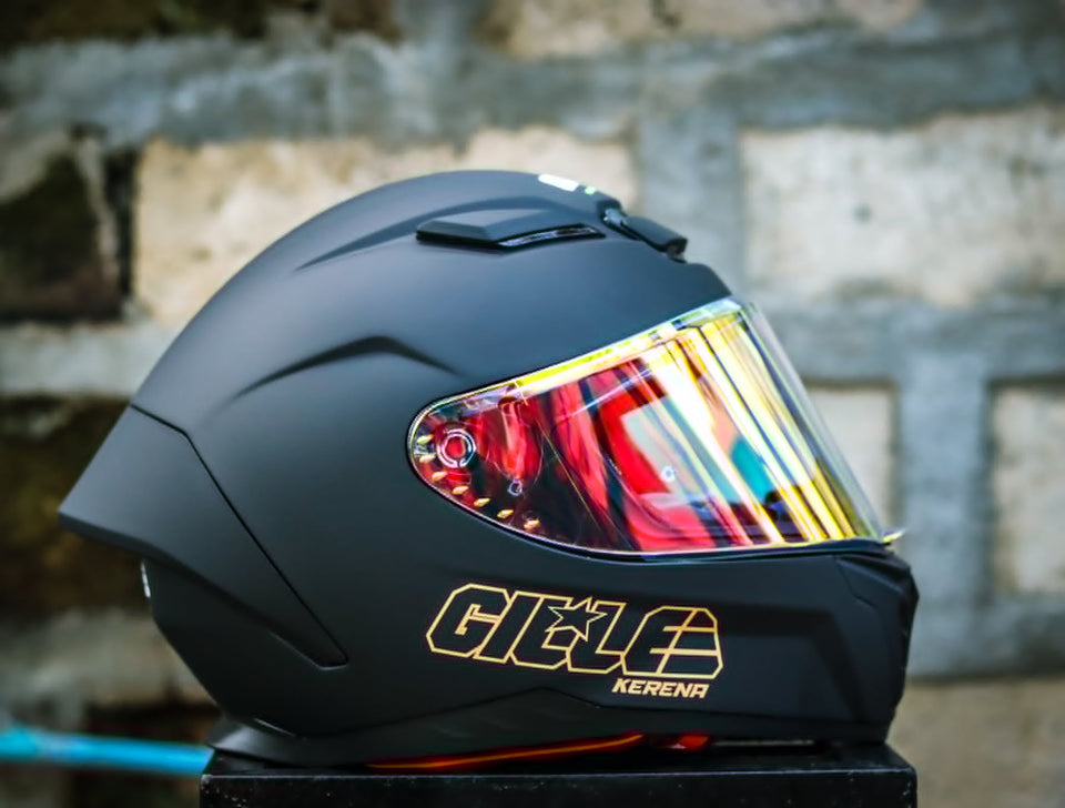 GILLE FF007 KERENA MATTE BLACK (DUAL VISOR)