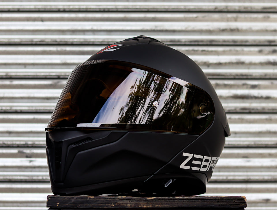 ZEBRA 767 MATTE BLACK MODULAR (DUAL VISOR) WITH FREE CLEAR LENS