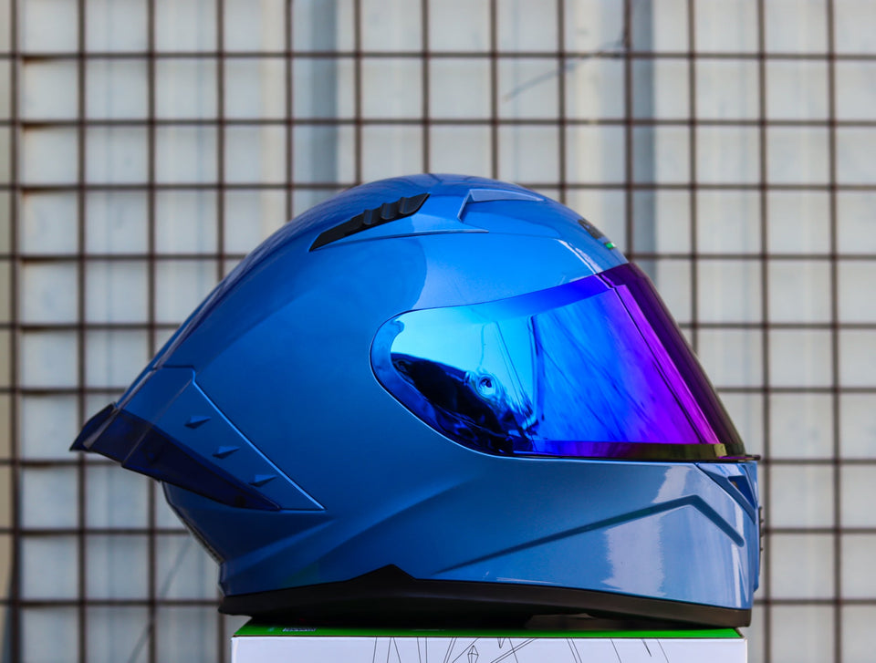 GILLE 843 CIRCUIT BLUE REVO BLUE (DUAL VISOR)