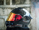 SPYDER EDGE PD 3601-B FR BLACK RED S0 FULLFACE WITH FREE CLEAR LENS
