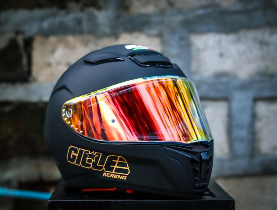 GILLE FF007 KERENA MATTE BLACK (DUAL VISOR)