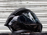 SPYDER NEO ICON PD 3001 S GLOSS BLACK DUAL VISOR WITH FREE CLEAR LENS