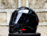 SPYDER FORZA PD 3601-B S BLACK RED SO V2 FULLFACE WITH FREE CLEAR LENS