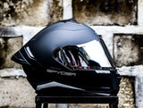 SPYDER SURGE P 3501M-B SS MATTE BLACK SILVER GRAY SINGLE VISOR