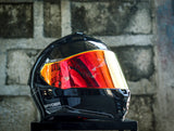 SPYDER EDGE PD 3501-C FR BLACK SILVER S0 FULLFACE WITH FREE CLEAR LENS