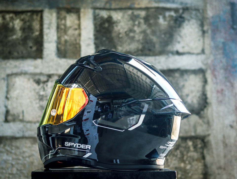 SPYDER EDGE PD 3501-C FR BLACK SILVER S0 FULLFACE WITH FREE CLEAR LENS