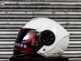 SPYDER REBOOT 2 P 1501 SS ARCTIC WHITE SILVER SO V2 DUAL VISOR WITH FREE CLEAR LENS