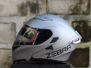 ZEBRA YM 627 MATTE GRAY MODULAR WITH FREE CLEAR LENS