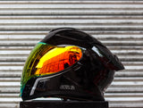 GILLE A5009 PHOENIX BLACK REVO RED LENS LENS (DUAL VISOR)