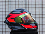 SEC 06295 REVOLT AIR RED CHILI MODULAR WITH FREE CLEAR LENS(DUAL VISOR