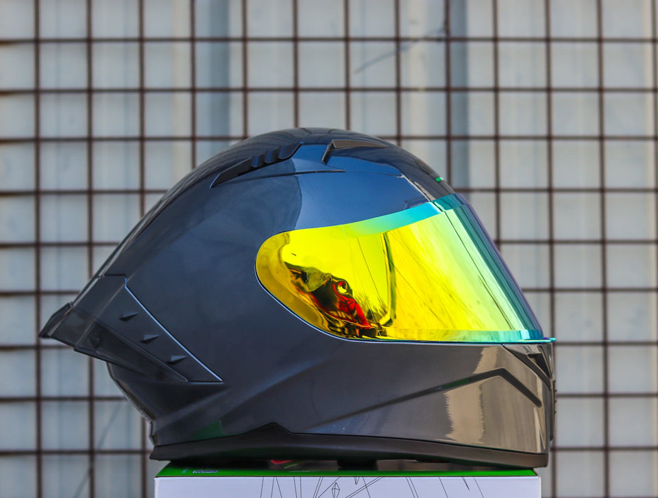 GILLE 843 CIRCUIT GRAY REVO GOLD (DUAL VISOR)