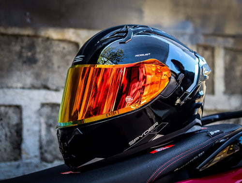SPYDER ROGUE+ PD 3501-B FR BLACK SILVER SO V2 DUAL VISOR WITH FREE CLEAR LENS