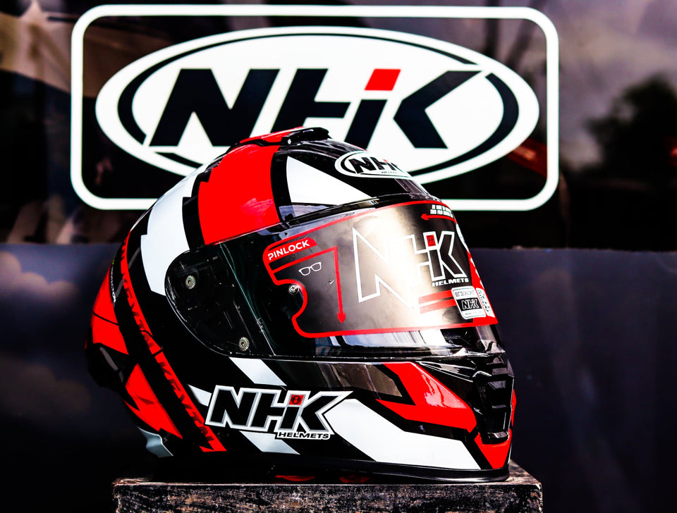 NHK K5R KEVIN OGRIS BLACK RED GLOSSY