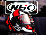 NHK K5R KEVIN OGRIS BLACK RED GLOSSY