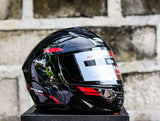 SPYDER PHANTOM PD 3601 S BLACK RED SO V2 MODULAR DUAL VISOR WITH FREE CLEAR LENS