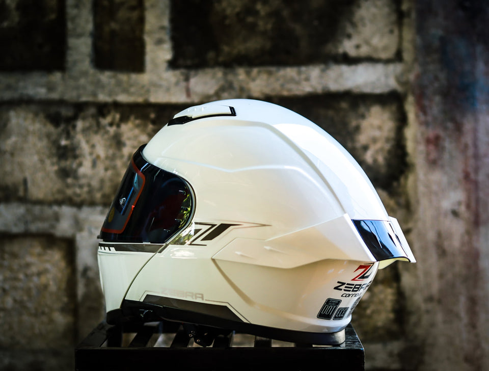 ZEBRA A119 CORRIDA WHITE MODULAR WITH FREE CLEAR LENS