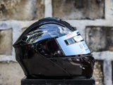 SPYDER ROVER PD 3001 S GLOSS BLACK MODULAR DUAL VISOR