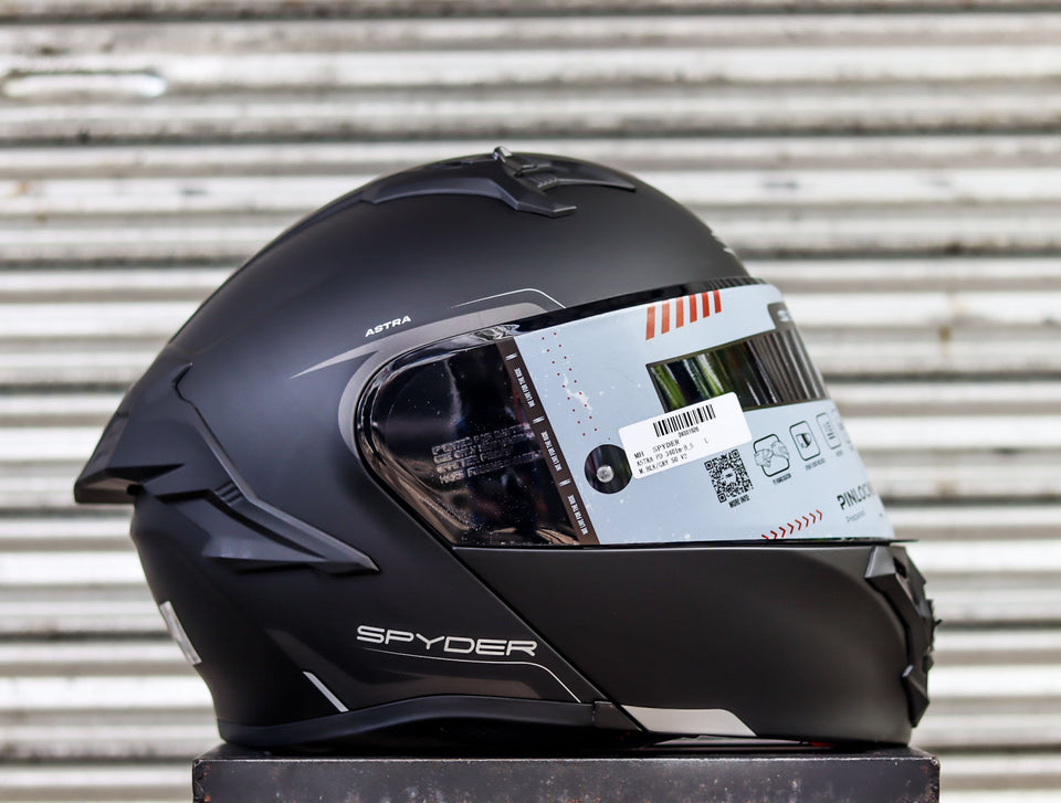 SPYDER ASTRA PD 3401M-B S MATTE BLACK GRAY SO V2 MODULAR DUAL VISOR WITH FREE CLEAR LENS