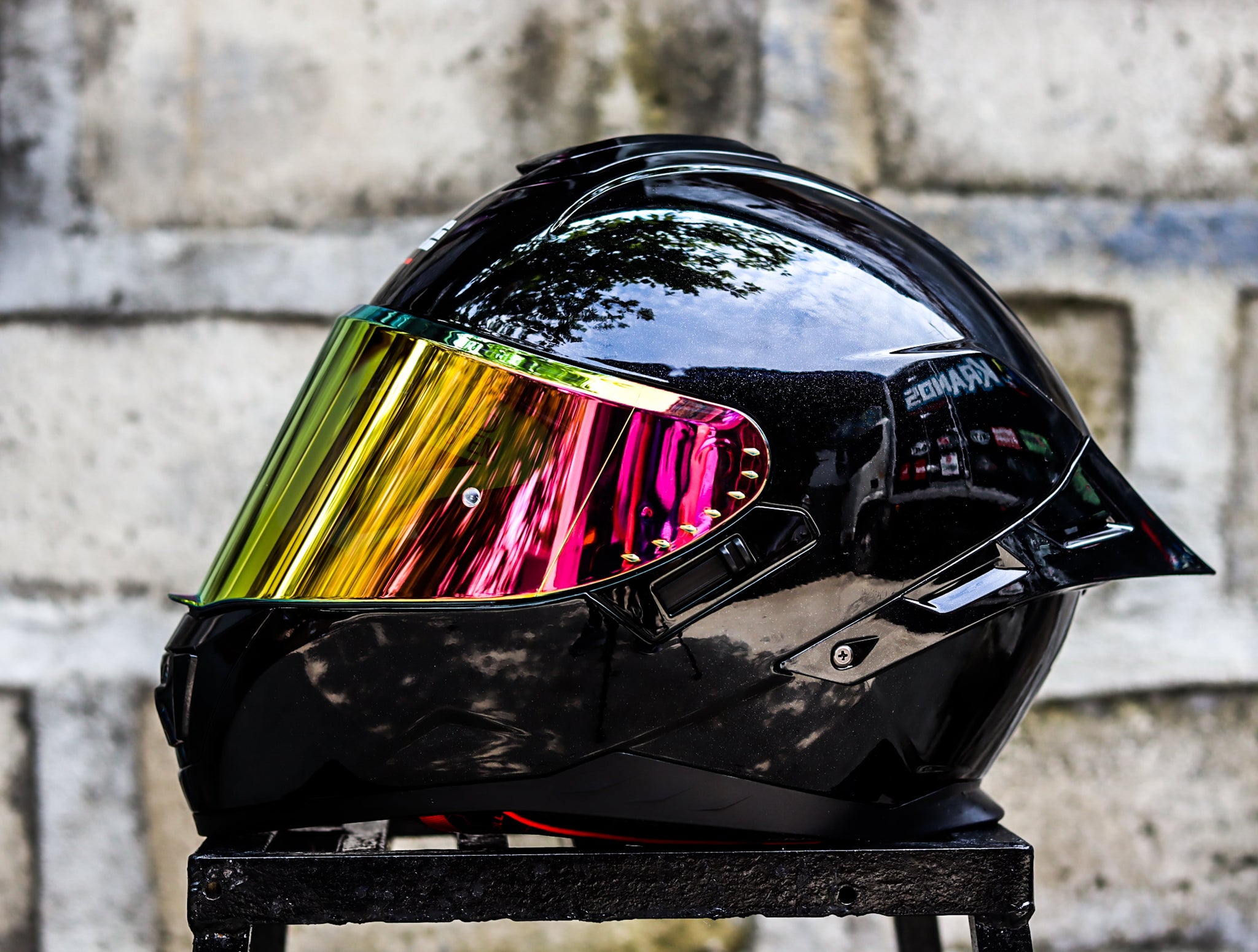 Gille Kranos Helmet Visor GILLE 883 FALCON GLOSS BLACK DUAL VISOR