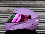 ZEBRA 2023 PARADIGM PLAIN REVO VISOR MATTE PURPLE FREE CLEAR LENS