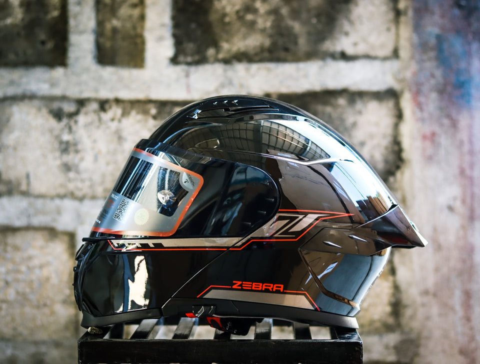 ZEBRA A119 CORRIDA BLACK MODULAR WITH FREE CLEAR LENS