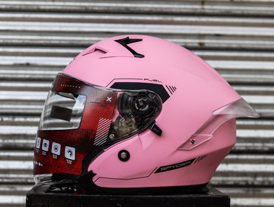 SPYDER FUEL PD 9301M FP MATTE NUDE PINK BLACK SO V2 DUAL VISOR WITH FREE CLEAR LENS