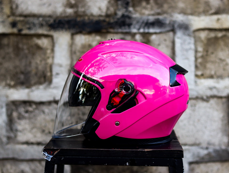 HNJ 006 PINK DUAL VISOR